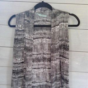Black and White Maurices Vest